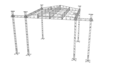 40' x 40' TOMCAT Modular Medium Duty Roof System with PA Wings