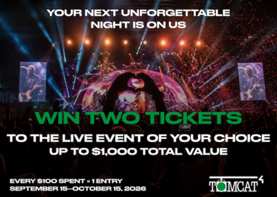YOUR NEXT UNFORGETTABLE NIGHT IS ON US 